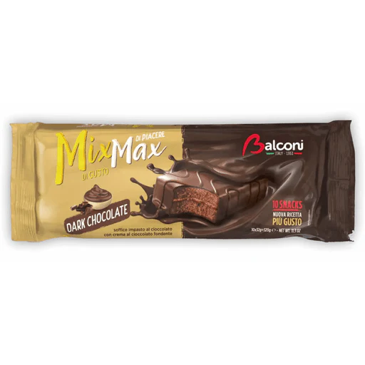 BALCONI Mix Max Dark Chocolate Cake Snacks - 10 count