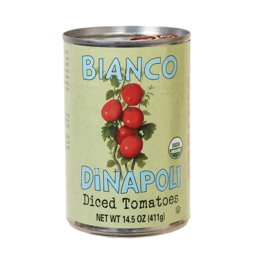 BIANCO DI NAPOLI Organic Diced Tomatoes - 411g (14.5oz)