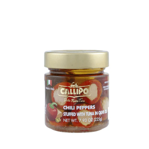 CALLIPO Chili Peppers Stuffed with Tuna in Olive Oil - 225g (7.93oz)