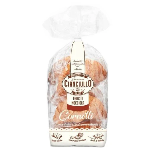 CIANCIULLO Cornetti Gran Sfoglia Nocciola (Hazelnut Croissant) - 340g (12oz)