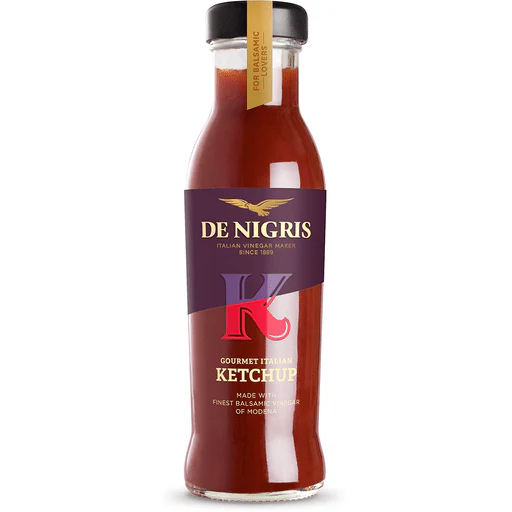 DE NIGRIS Italian Ketchup Sauce with Balsamic Vinegar of Modena - 300g (10.14oz)