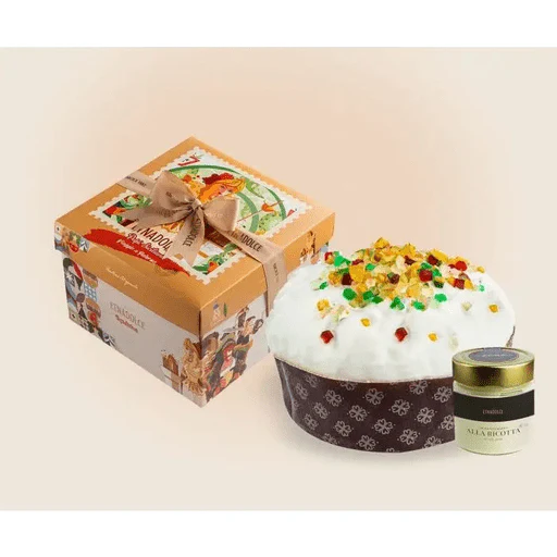 ETNADOLCE Panettone Cassata Siciliana + Ricotta Cream - 750g (26.5oz)