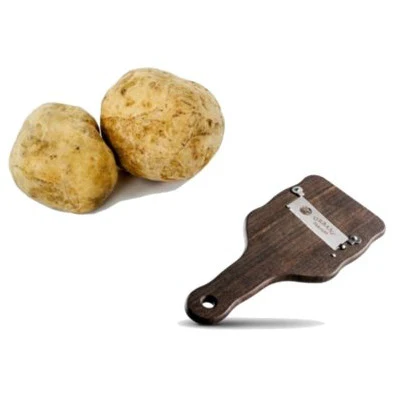 Fresh White Truffles with Wooden Truffle Slicer (Tuber Magnatum Pico)