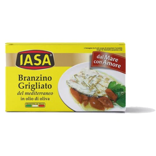 IASA Grilled Branzino (Sea Bass) in Olive Oil - 145g (5.1oz)
