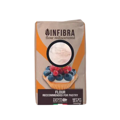 MOLINO DENTI Infibra for Pastry Type “1” Italian Flour - 1kg (2.2lb)