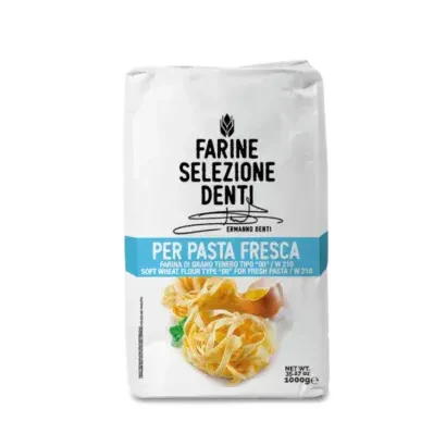 MOLINO DENTI Italian "00" Soft Wheat Flour for Fresh Pasta - 1kg (2.2lb)