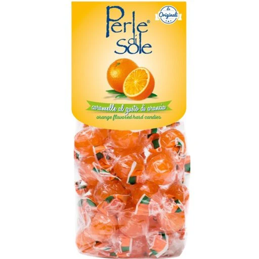 PERLE DI SOLE Orange Drop Candies - 200g (7oz)