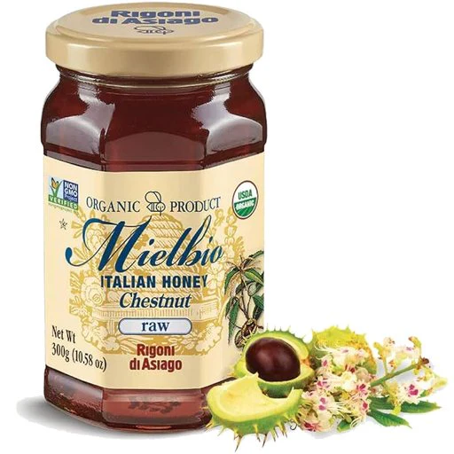 RIGONI Mielbio Organic Chestnut Honey - 300g (10.5oz)
