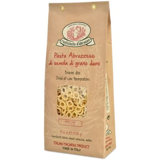 RUSTICHELLA D’ABRUZZO Anellini Pasta - 500g (17.6oz)