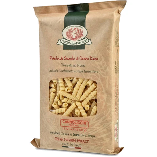 RUSTICHELLA D’ABRUZZO Cannolicchi Pasta - 500g (17.6oz)