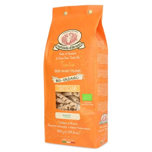 RUSTICHELLA D’ABRUZZO Organic Timilia Busiate Pasta - 500g (17.6oz)