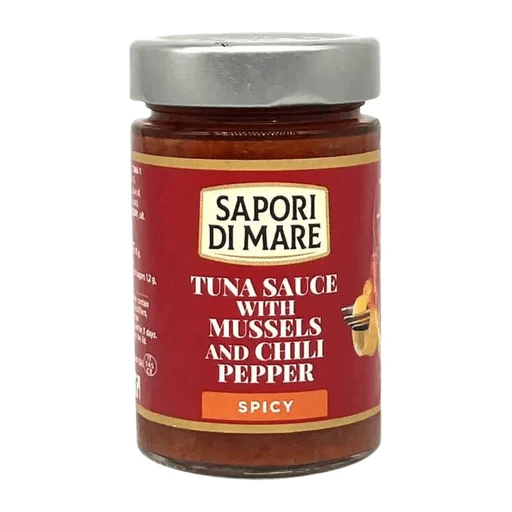 SAPORI DI MARE Tuna Sauce with Mussels & Chili Pepper - 185g (6.52oz)
