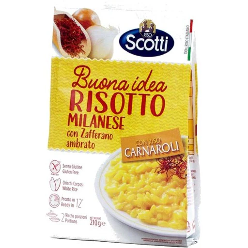 SCOTTI Risotto Milanese with Saffron and Carnaroli Rice - 210g (7.4oz)