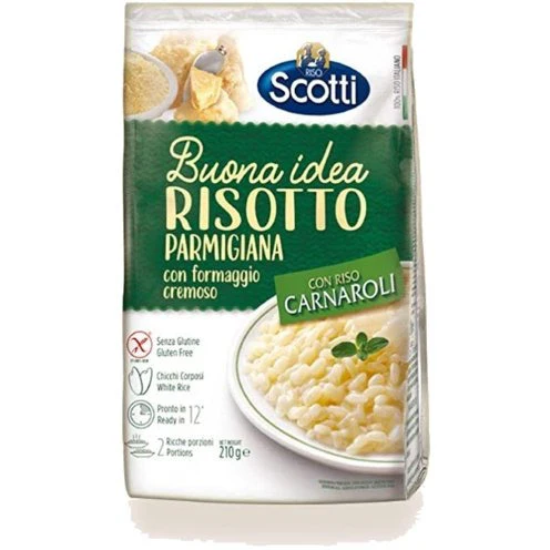 SCOTTI Risotto with Creamy Parmigiana Cheese and Carnaroli Rice - 210g (7.4oz)