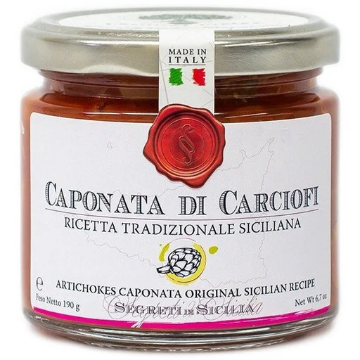 SEGRETI DI SICILIA Caponata di Carciofi - 190g (6.7oz)