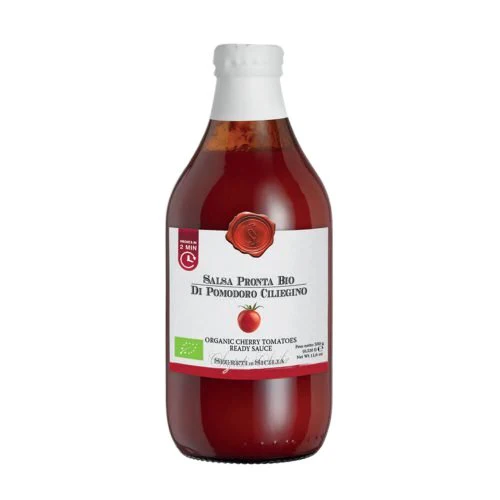 SEGRETI DI SICILIA Organic Cherry Tomato Sauce - 330g (11.6oz)