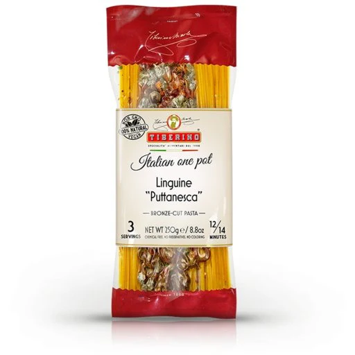 TIBERINO Linguine Puttanesca - 250g (8.8oz)
