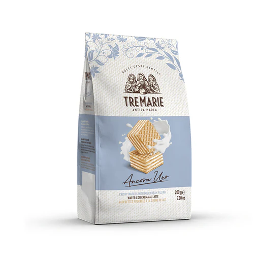TRE MARIE Ancora Uno Milk Cream Wafer - 200g (7oz)